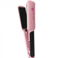 Утюжок титановые пластины Iconic Hair Розовый