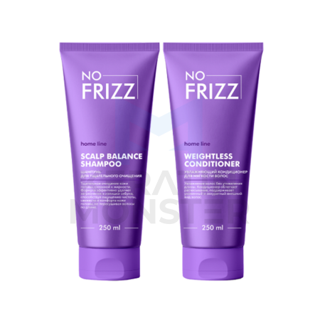 Набор для тщательного очищения и увлажнения No Frizz 250 мл+250 мл