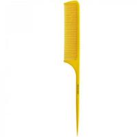 Расчёска карбон с хвостиком Keratin Tools - жёлтая