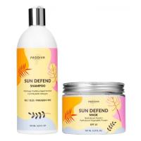 Комплект PRODIVA Sun Defend Солнечная защита шампунь + маска 500500 мл