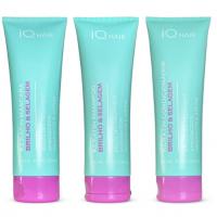 Комплект шампунь + кондиционер + маска IQ Hair Уплотнение и блеск 250:250:250 мл