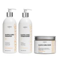 Набор за кудрявыми и вьющимися волосами PRODIVA Elastic Curls Home Care 3x500 мл