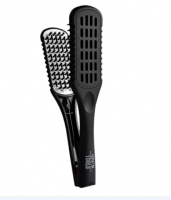 Расческа зажимная Keratin Tools черно-белая
