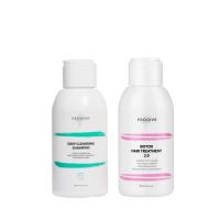 Комплект Глянцевый ботокс для волос PRODIVA Botox Hair Treatment 2.0 + ШГО 100100 мл