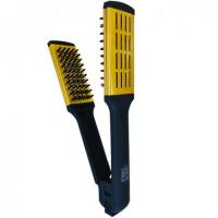 Keratin Tools Расческа зажимная с жёсткой щетиной - золотая