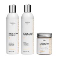 Набор за кудрявыми и вьющимися волосами PRODIVA Elastic Curls Home Care 3x250 мл