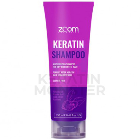 Шампунь бессульфатный для домашнего ухода ZOOM Keratin Shampoo 250 ml