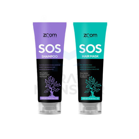 Комплект для домашнего ухода ZOOM SOS Shampoo 250 ml + SOS Mask 250 мл