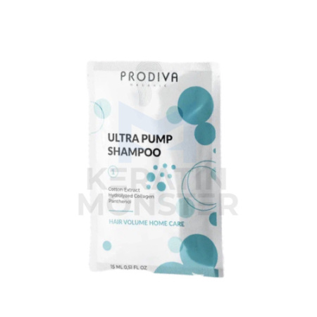 Шампунь для пышного объема волос PRODIVA Ultra Pump САШЕ 15 мл
