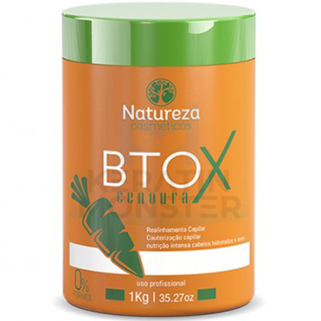 Органический Ботокс для волос без формальдегида NATUREZA BTOX Cenoura 1000 ml