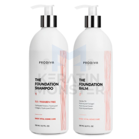 Комплект PRODIVA The Foundation шампунь + кондиционер 500500 мл