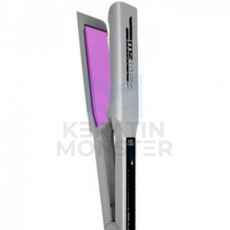 MZ titanium 1068R утюжок SILVER, роз.пласт. (шир. пластины)