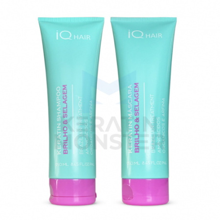Комплект шампунь + маска IQ Hair Уплотнение и блеск 250:250 мл