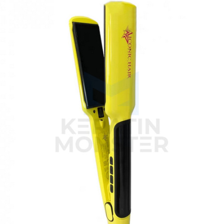 Утюжок титановые пластины Iconic Hair Желтый