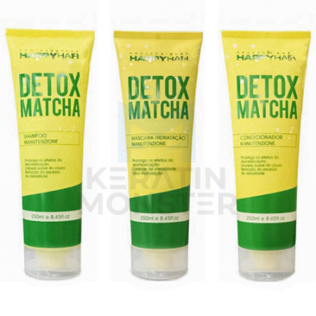 HAPPY HAIR DETOX MATCHA ШАМПУНЬ + КОНДИЦИОНЕР + МАСКА КОМПЛЕКТ 250250250 МЛ