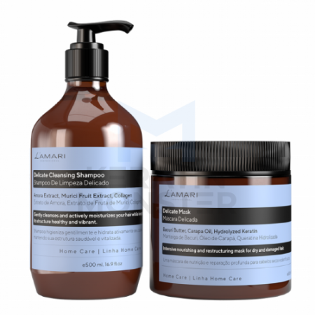 Комплект для домашнего ухода L'AMARI Delicate Shampoo 500 ml + Mask 500 ml