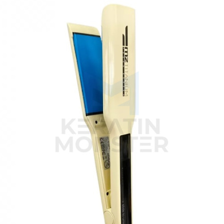 MZ Titanium 1068R утюжок МолочныйГолубые пласт (широкие пластины)
