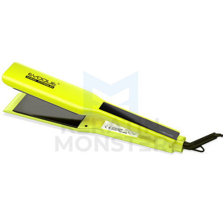 Щипцы-выпрямители с широкими пластинами EVOQUE YELLOW TouchScreen Nano Titanium Wide