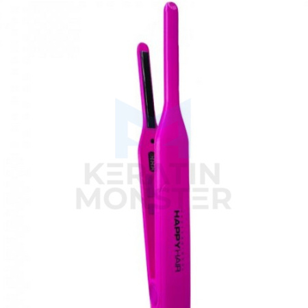 Утюжок HH Titanium узкие пластины 8 мм, титан, 232С, PINK