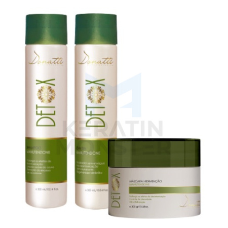 Комплект Donatti Detox Домашний уход шампунь + маска + кондиционер