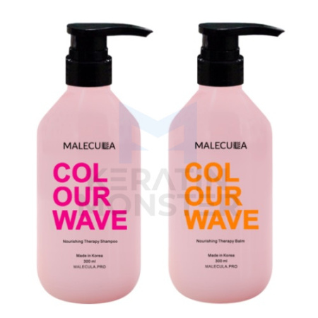 Домашний питательный комплекс Malecula Colour Wave шампунь + кондиционер