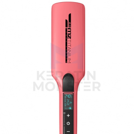 MZ Titanium 2.0 коралловый, черные пластины, глянец