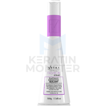 YBERA FASHION STYLIST PLATINUM фиолетовый гель для выпрямления 500ml