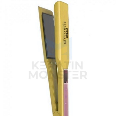 MZ titanium 1068R утюжок Золотой (широкие пластины)