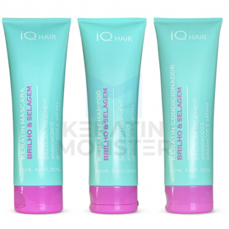 Комплект шампунь + кондиционер + маска IQ Hair Уплотнение и блеск 250:250:250 мл