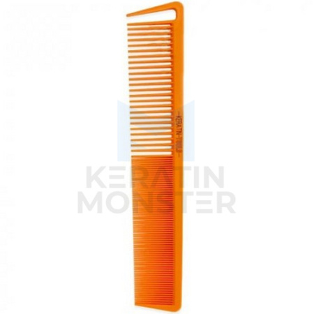 Keratin Tools Расческа карбоновая комбинированная - оранжевая