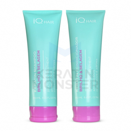 Комплект шампунь + кондиционер IQ Hair Уплотнение и блеск 250:250 мл