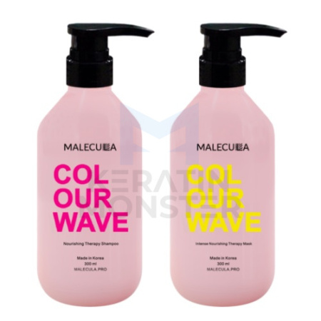 Домашний питательный комплекс Malecula Colour Wave шампунь + маска