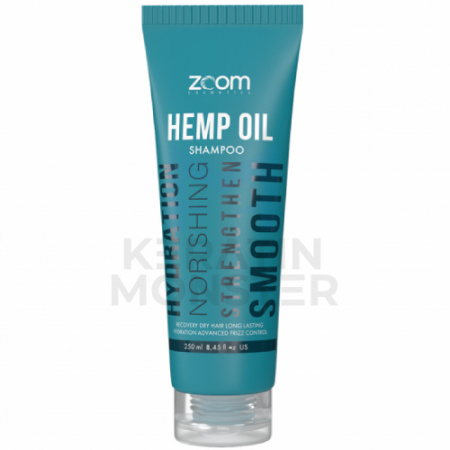Шампунь бессульфатный для домашнего ухода ZOOM Hemp Oil Shampoo 250 ml