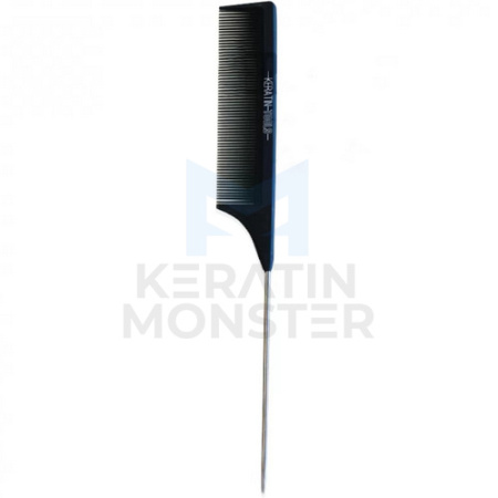 Расчёска карбон с метал. хвостиком Keratin Tools
