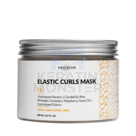Маска для ухода за кудрявыми и вьющимися волосами PRODIVA Elastic Curls 500 мл