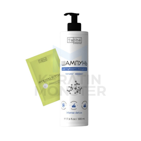 Набор для глубокого очищения и укрепления волос Tashe Professional Intense Detox 500 мл