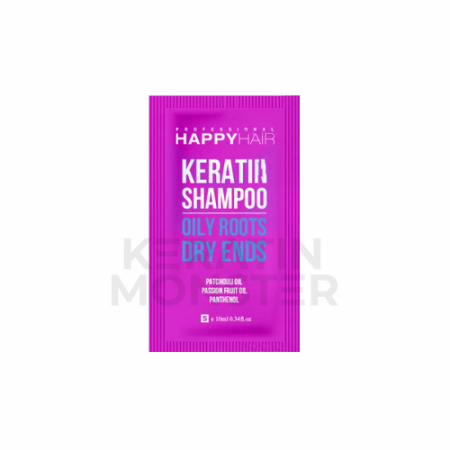 Happy Hair Keratin Shampoo шампунь без SLSSLES Саше 10 мл