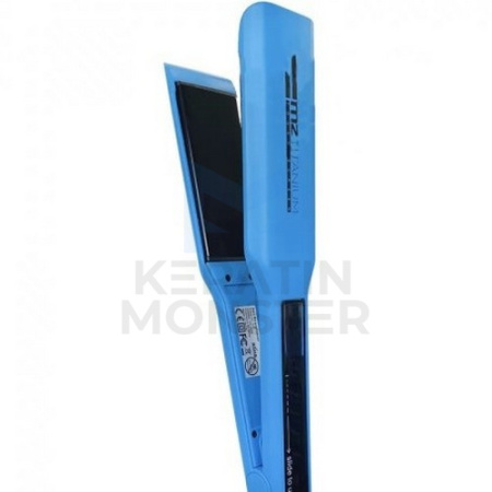 MZ Titanium 1068R утюжок Голубой (широкие пластины)
