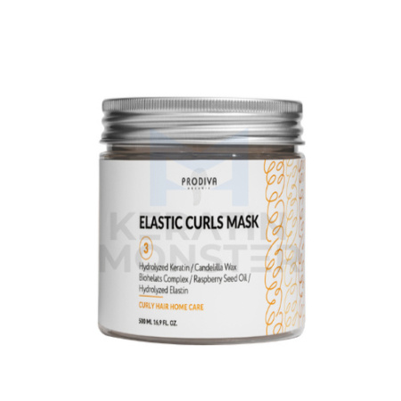 Маска для ухода за кудрявыми и вьющимися волосами PRODIVA Elastic Curls 250 мл