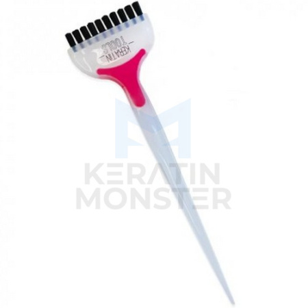 Кисть для кератина Model YY Keratin Tools розоваябелая