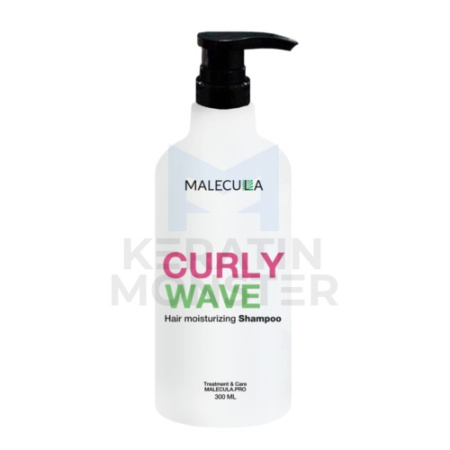 Увлажняющий шампунь для кудрявых волос Malecula Curly wave 300 мл