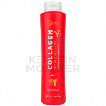 Шампунь для глубокой очистки GLOBBER COLLAGEN 500 ml