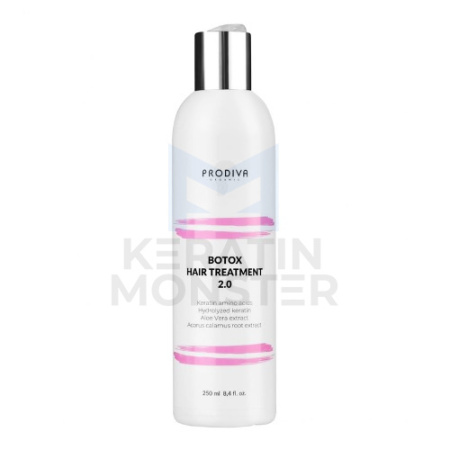 Глянцевый ботокс для волос PRODIVA Botox Hair Treatment 2.0 250 мл